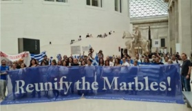 Londra’da Parthenon Mermerleri'nin Yunanistan'a iade edilmesi için protesto düzenlendi